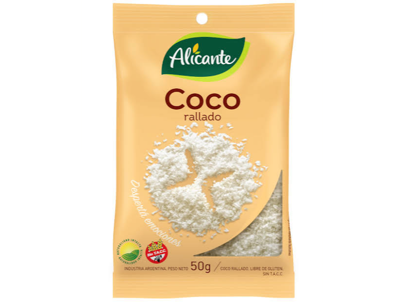 COCO RALLADO ALICANTE 25X50 GRS