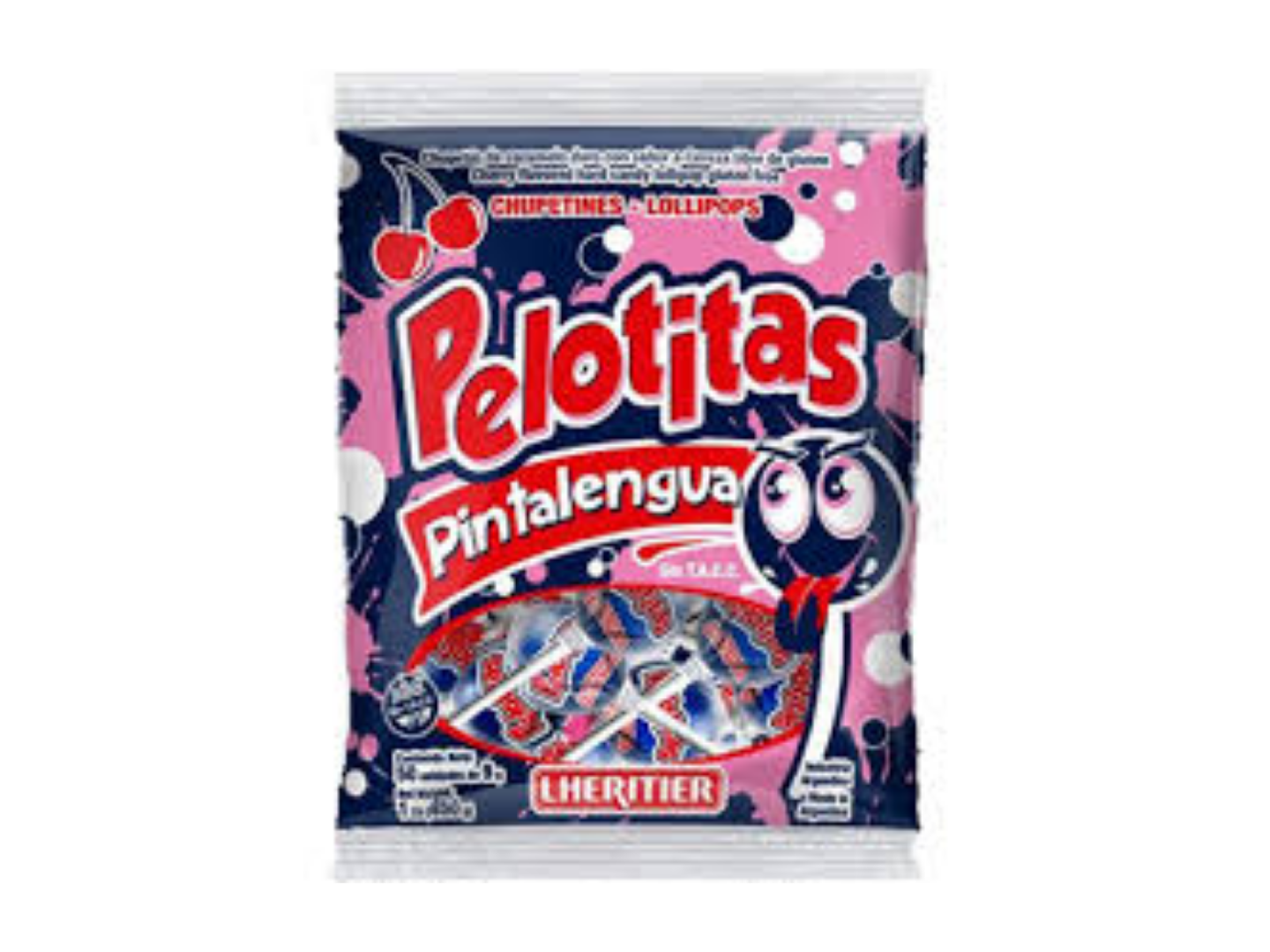 CHUP PELOTITAS PINTA LENGUA 12X50X8 GRS