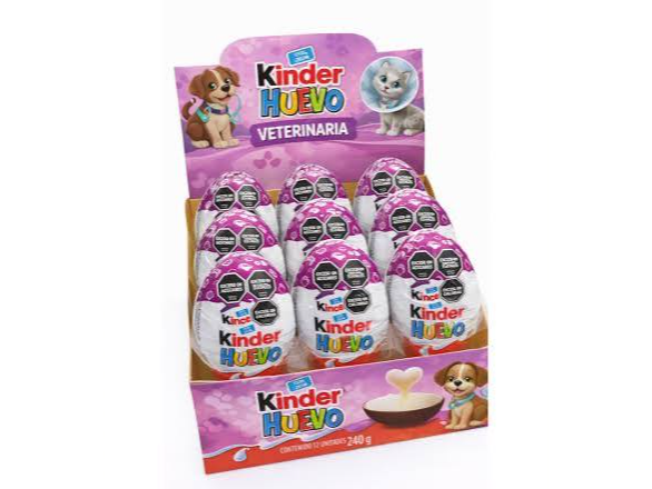HUEVO KINDER MUJER 8X12X20 GRS
