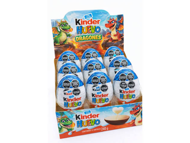 HUEVO KINDER VARON 8X12X20 GRS