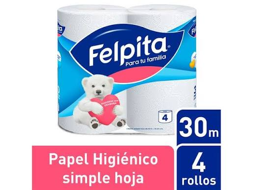 PAPEL HIGIENICO FELPITA 12X4X30 MTS