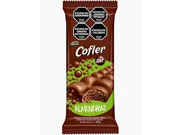CHOC COFLER AIR ALMENDRAS 4X12X100GRS