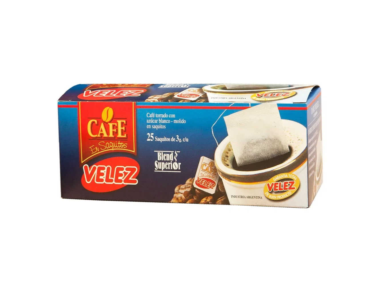 CAFE DESNUDO VELEZ 10X25 UN