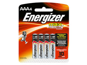 PILAS ENERGIZER AAA X4 UN (E92)