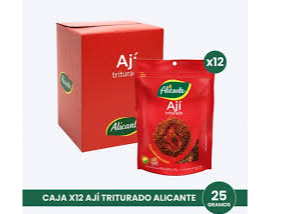 AJI TRITURADO ALICANTE 12X25 GRS