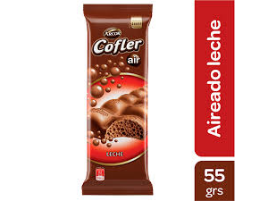 CHOC COFLER AIR LECHE 8X10X55 GRS
