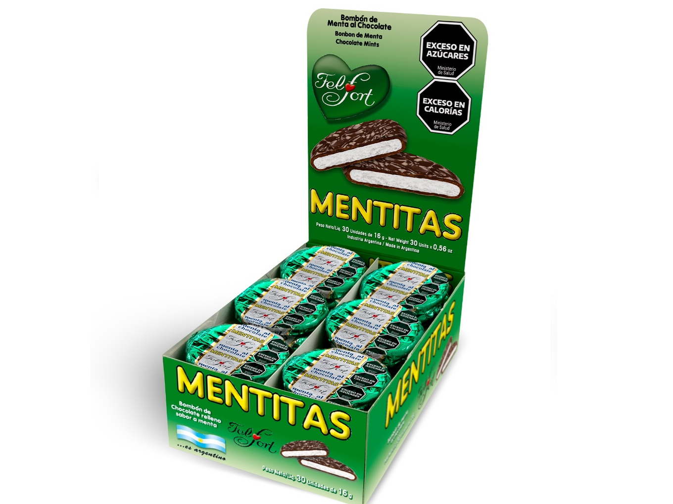 BOCA MENTITAS FELFORT 12X30X16 GRS