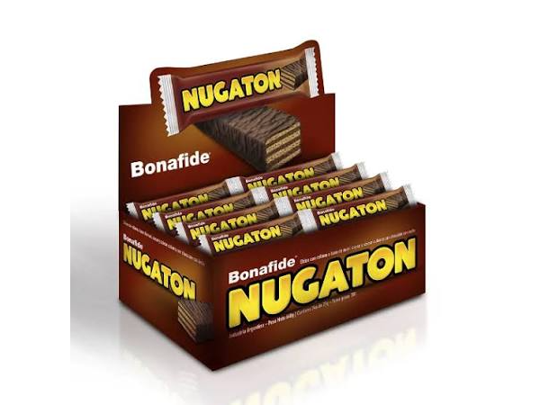 OBLEA NUGATON LECHE BONAFIDE 12X24X27 GRS