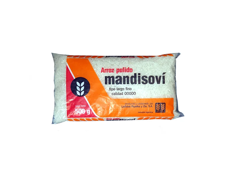 ARROZ MANDISOVI LF 10X500 GRS(naranja)
