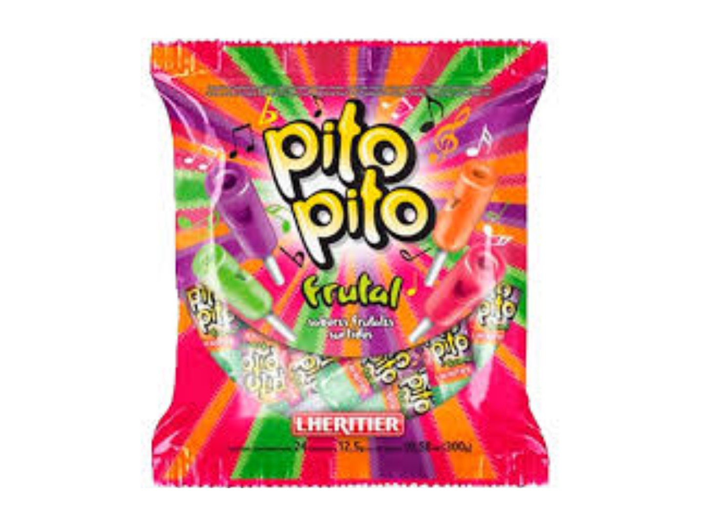 CHUP PITO PITO FRUTAL 12X24 UN