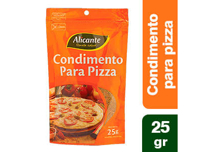 COND PARA PIZZA ALICANTE 12X25 GRS