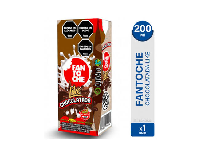 LECHE CHOC FANTOCHE 18X200 ML