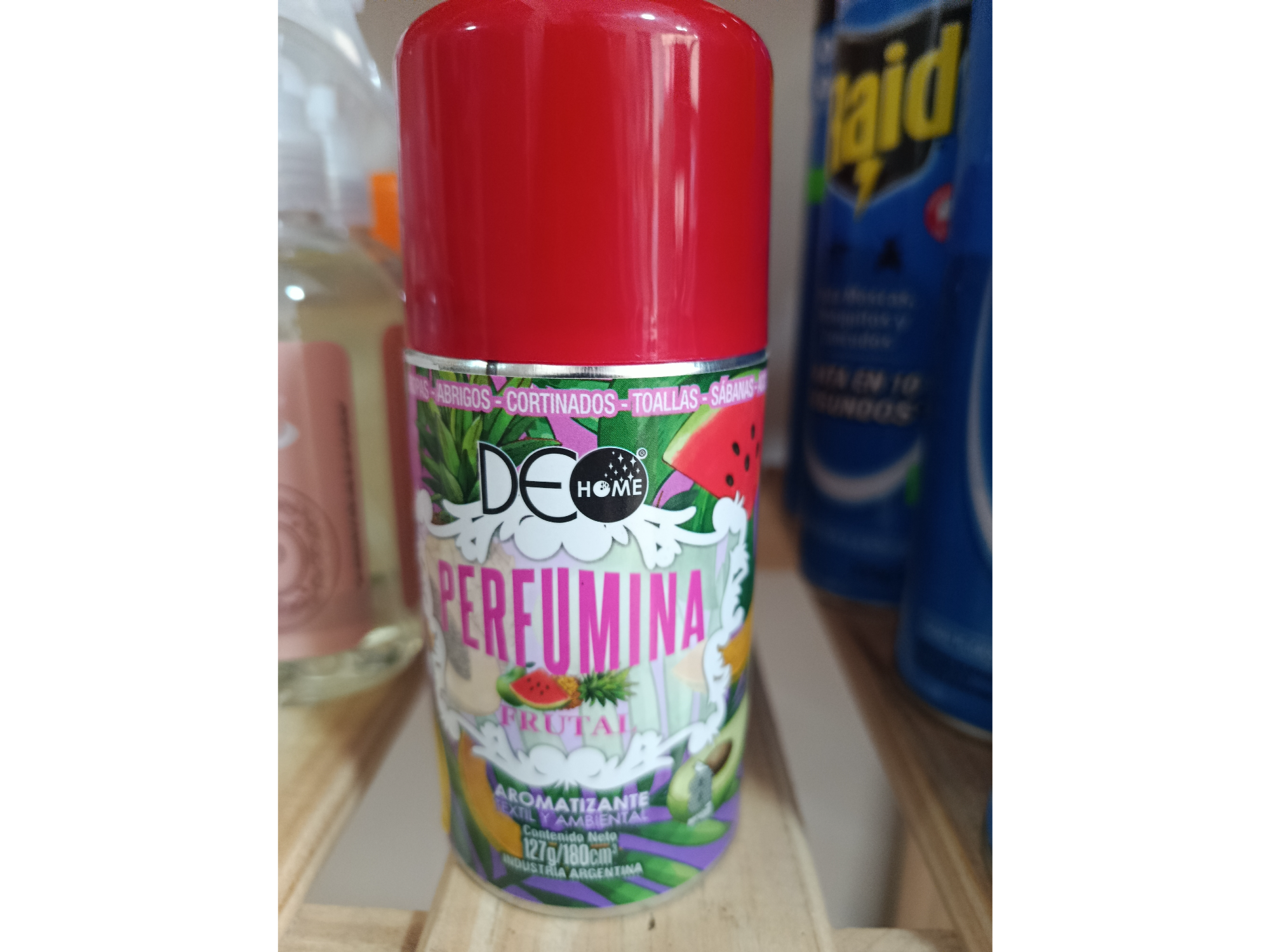 Perfume para ambiente en aerosol