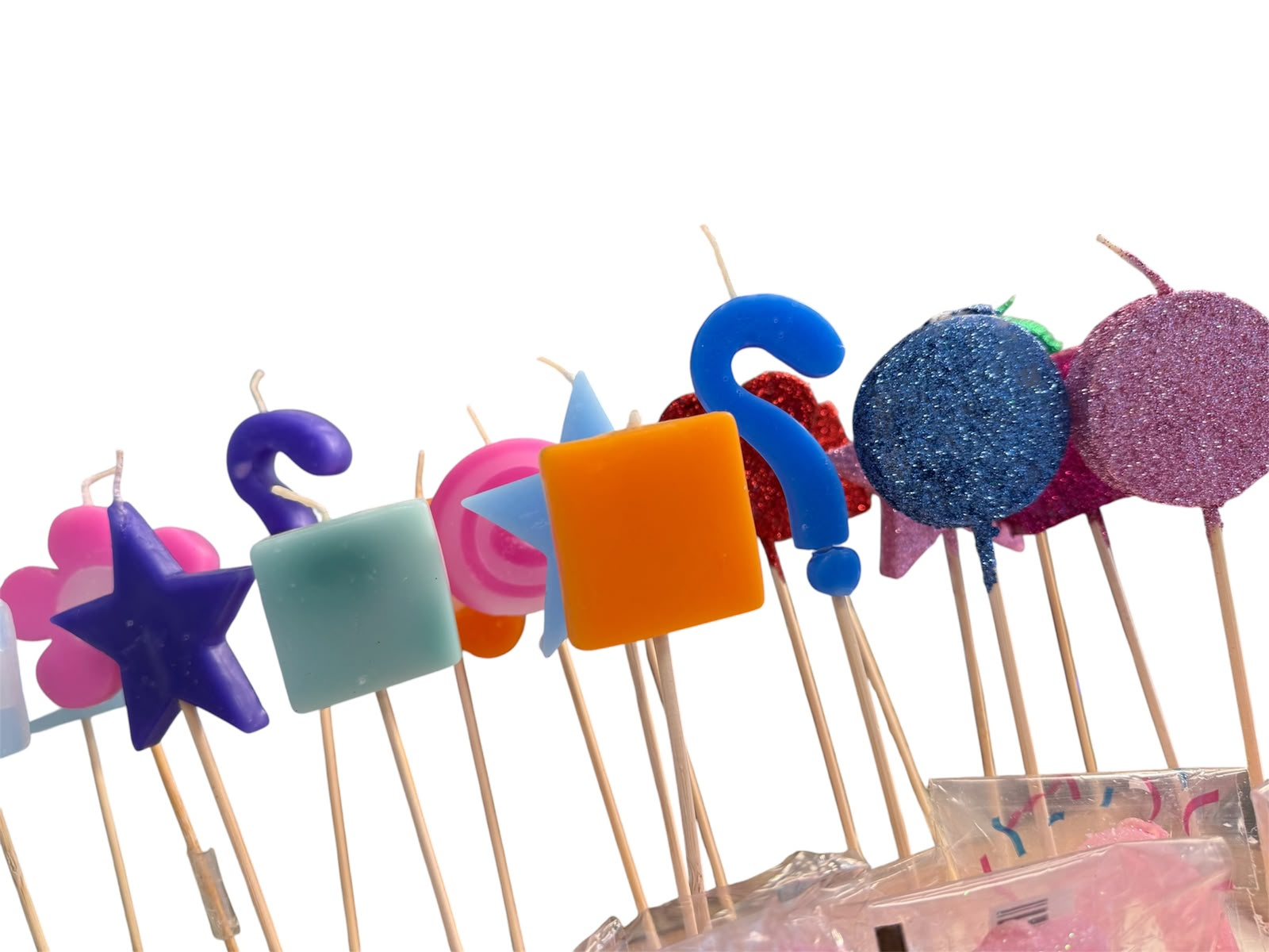 VELAS FORMAS Y BRILLOS