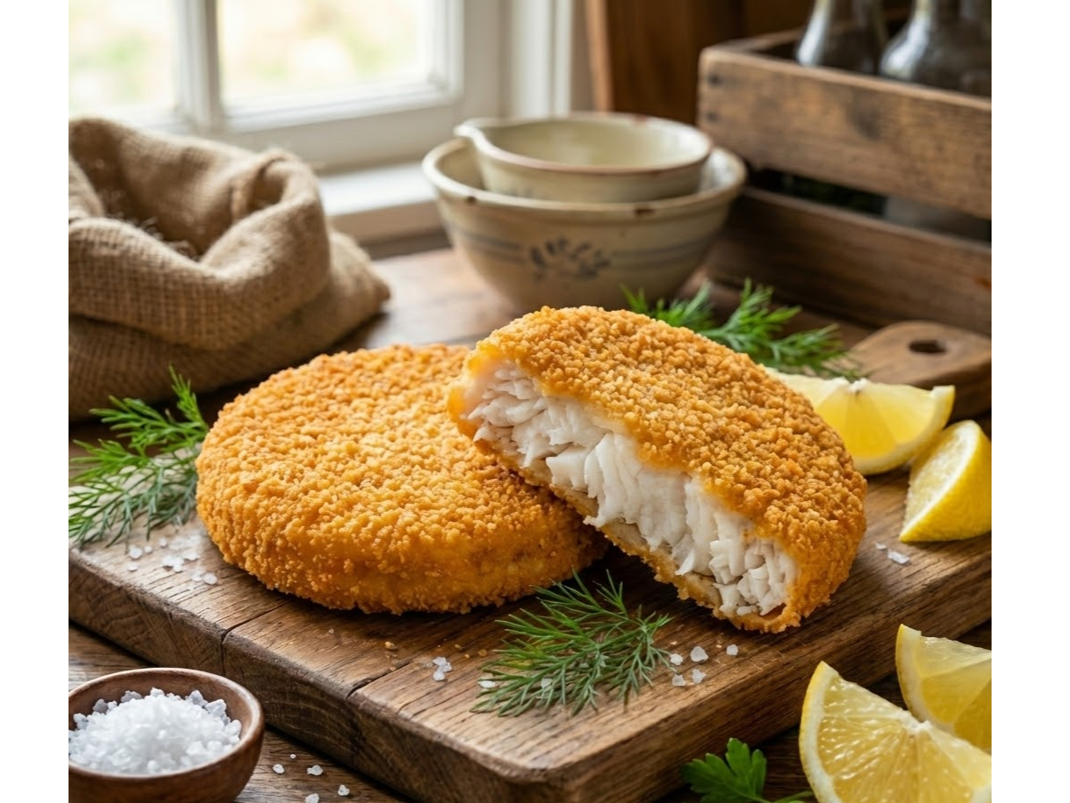 MEDALLONES DE MERLUZA Y ESPINACA x 1 kg de POLLERIA CRISOL - CARNES Y SABORES