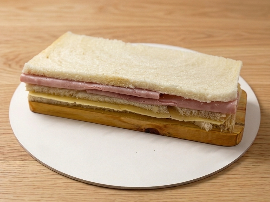 Jamón y verdura x3