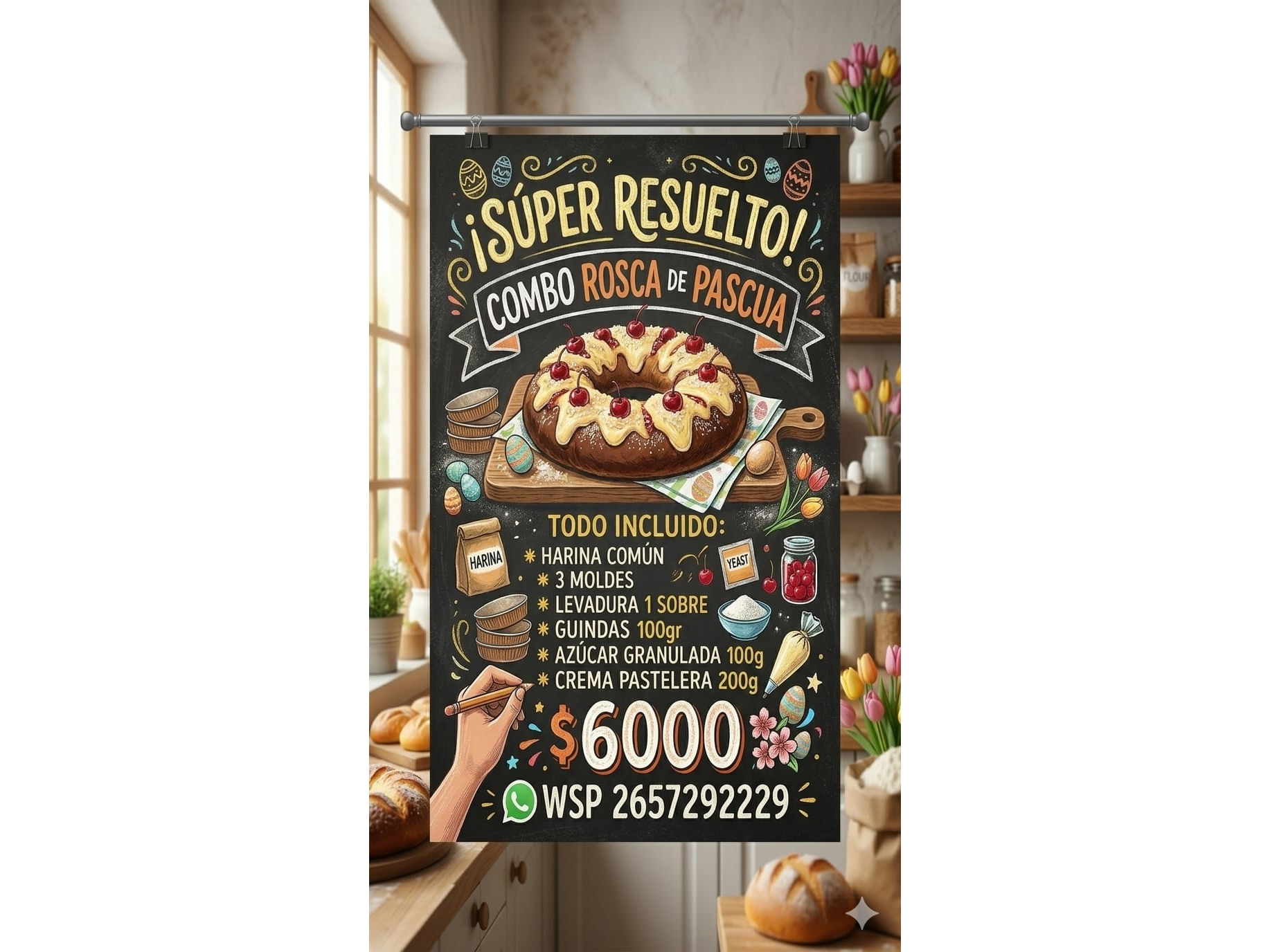 COMBO ROSCA DE PASCUA