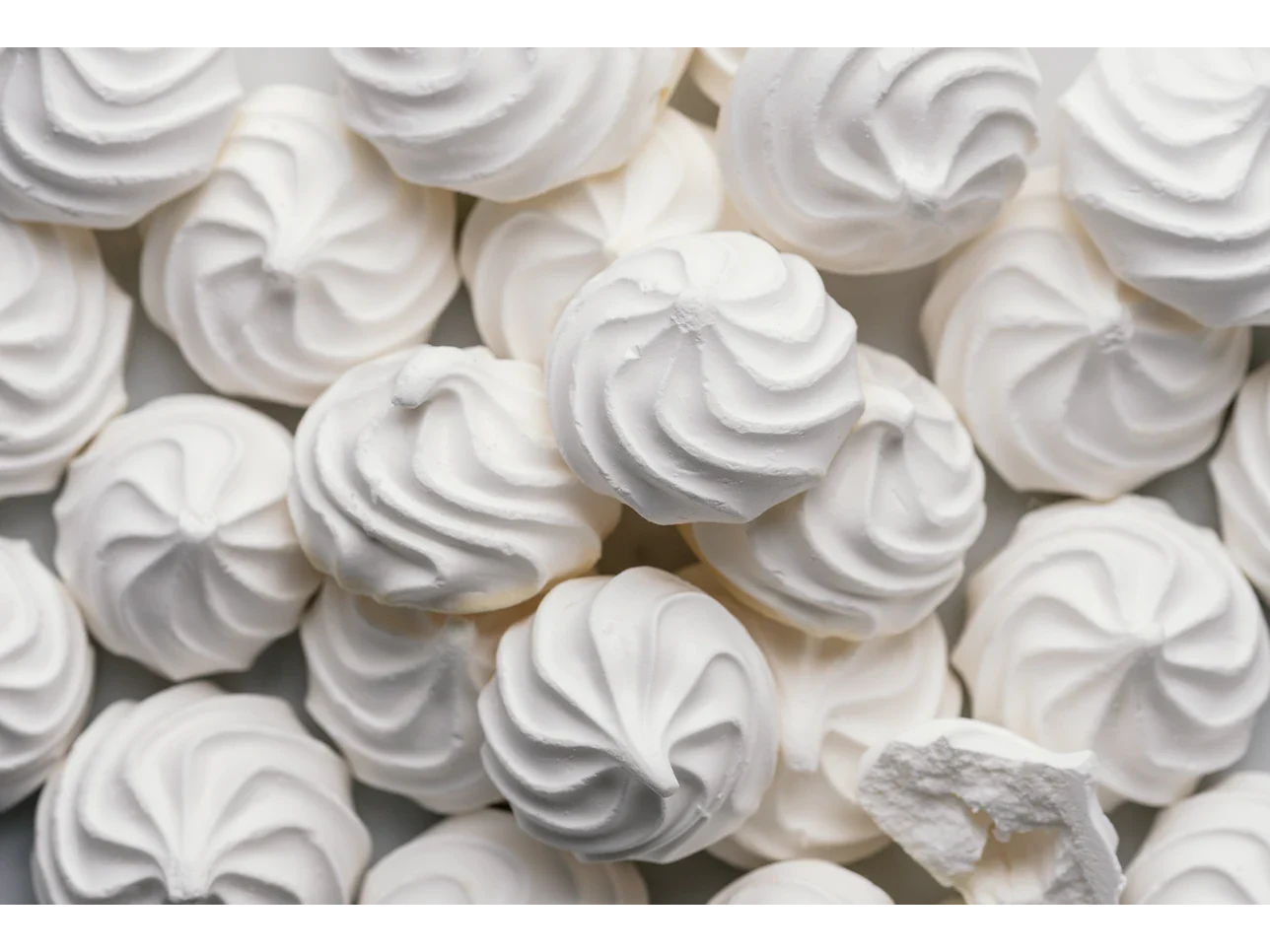 Merengues mediano blancos