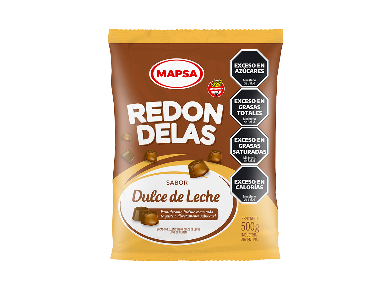 Redondelas rellenas dulce de leche