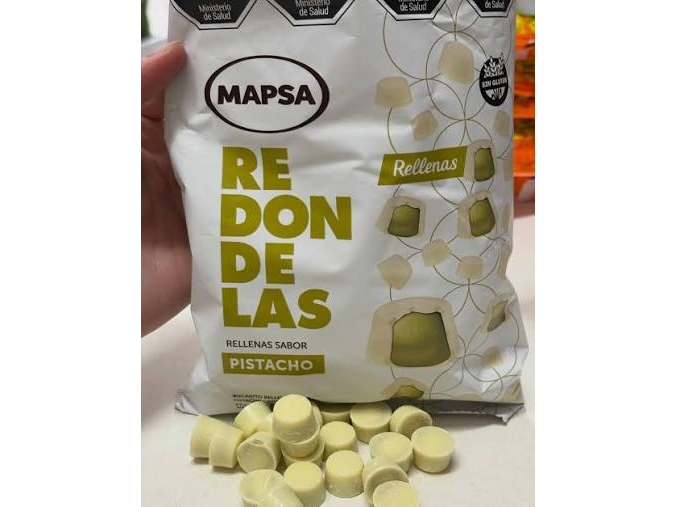 Redondela rellena de pistacho