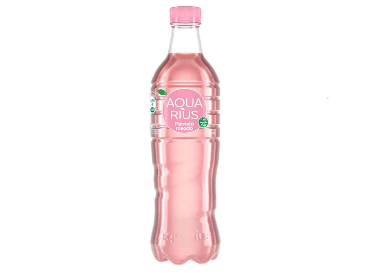 Aquarius Pomelo Rosado 500cc.