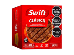 Hamburguesa Clásica X4 80 GR