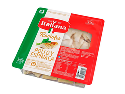 Ravioles De Pollo y Espinaca 500GR