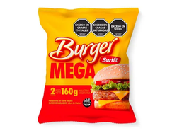 Medallón Mega Burger Parrillera X2, 80 GR