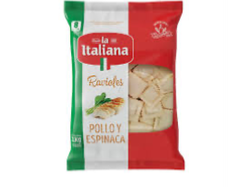 Ravioles De Pollo y Espinaca 1KG