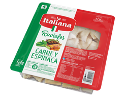 Ravioles De Carne y Espinaca 500GR