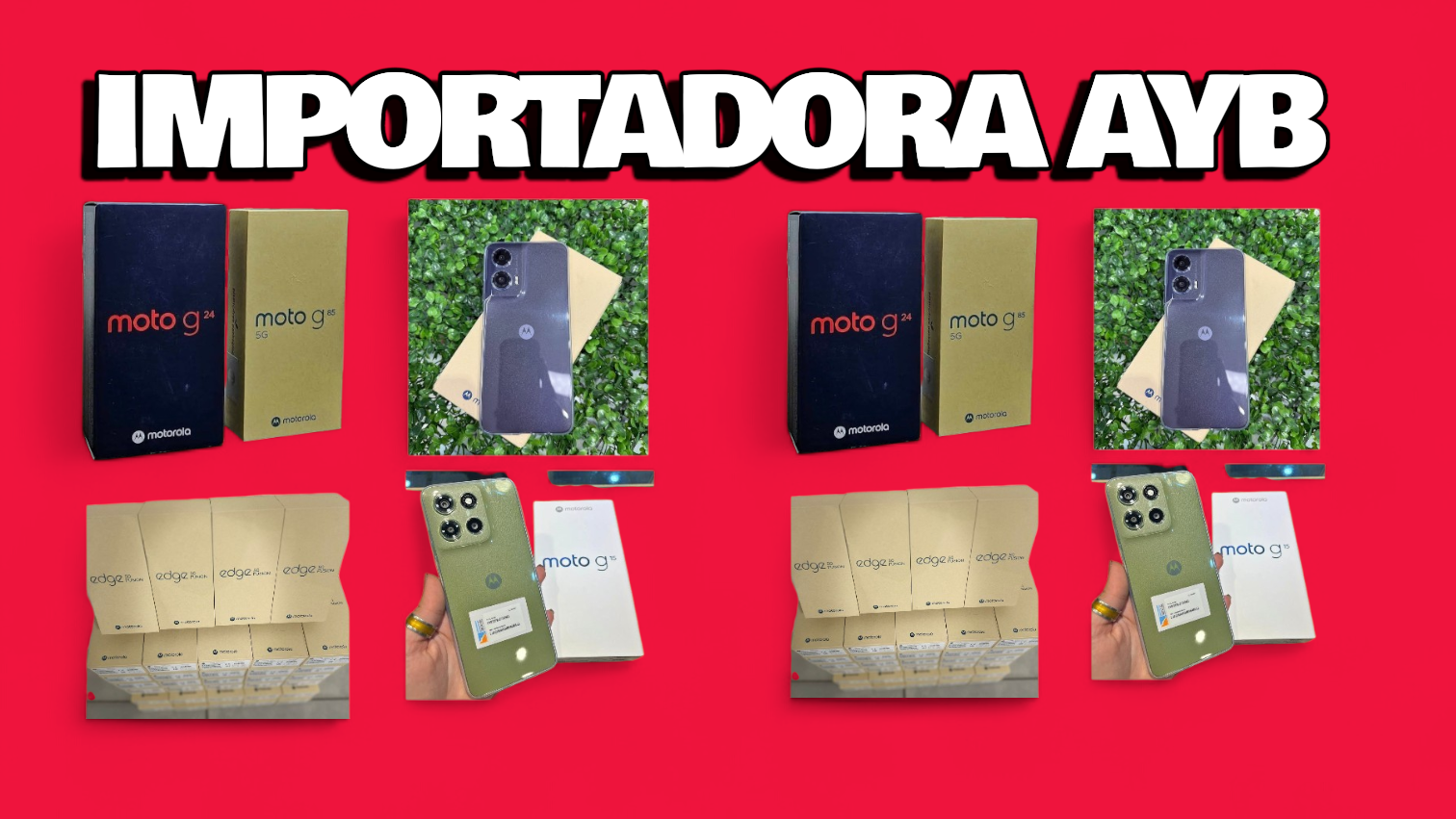 GAMA MOTOROLA.  GARANTÍA OFICIAL