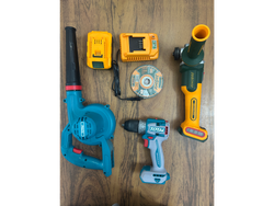 TALADRO SOPLADORA Y AMOLADORA