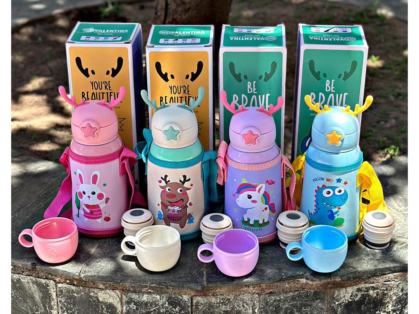 🦌💥 BOTELLA 3 EN 1 VALENTINA RENO 🍭