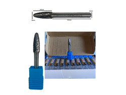 🗯️Fresa Lima Rotativa Metal Duro Cónica 8 Mm