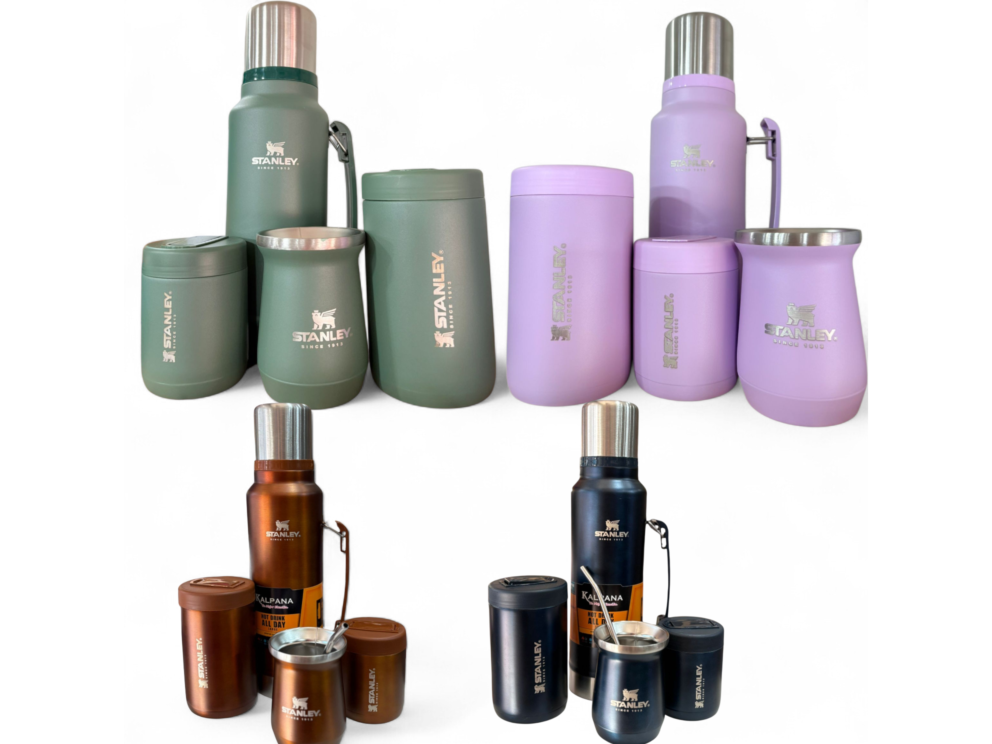 📌 Combo Matero Stanley 👋🏻Termo, mate con azucarera y yerbera