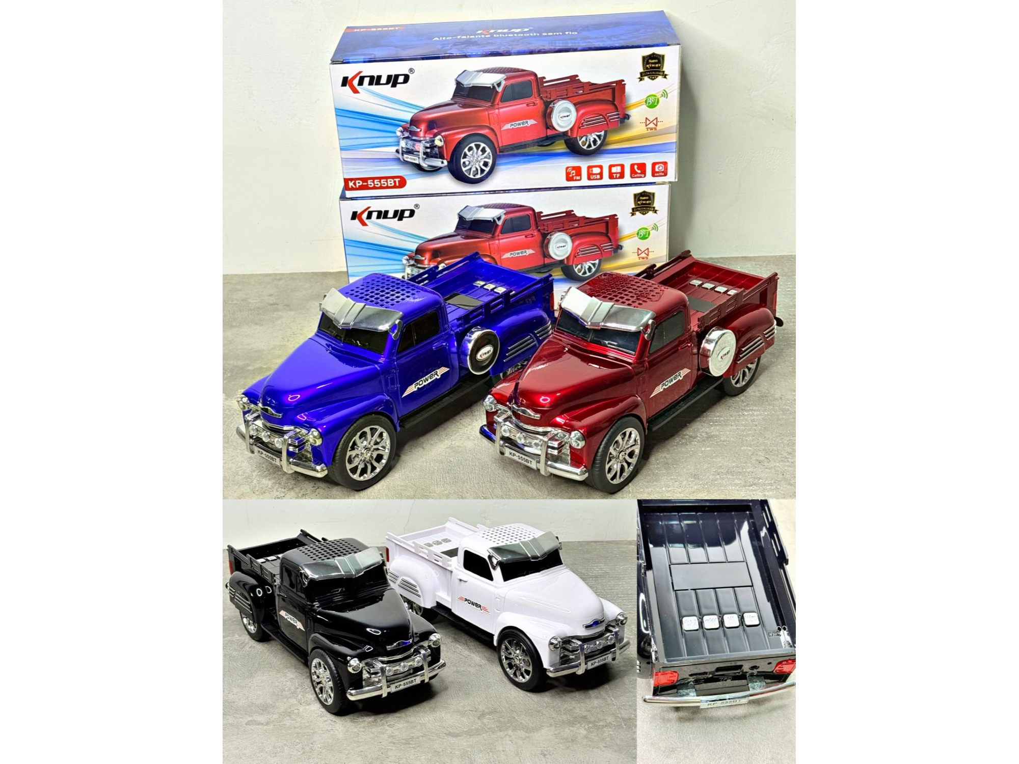 🚛 Chata Parlante Bluetooth Clásica Knup