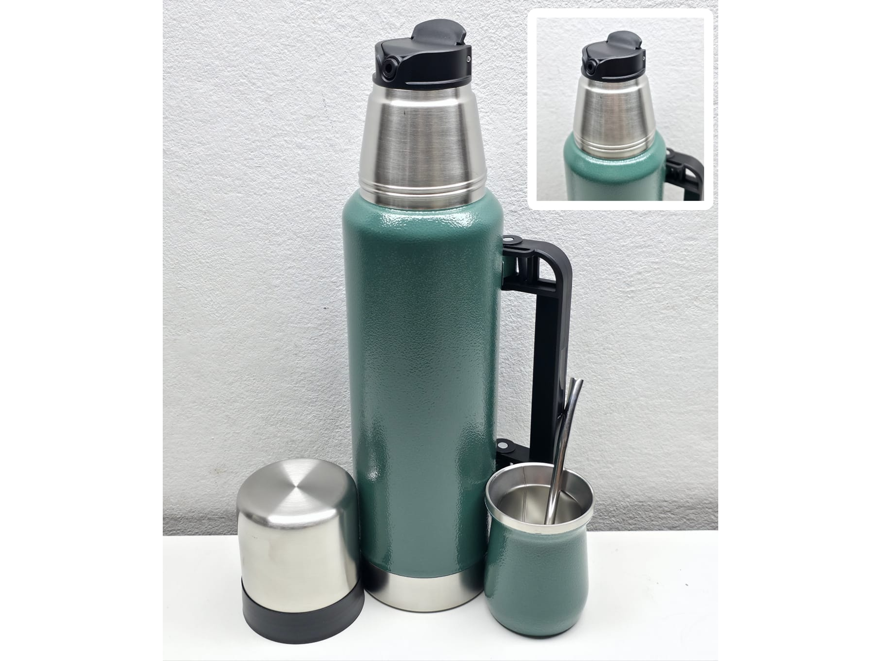 🧉 Termo con Mate de Acero Inoxidable