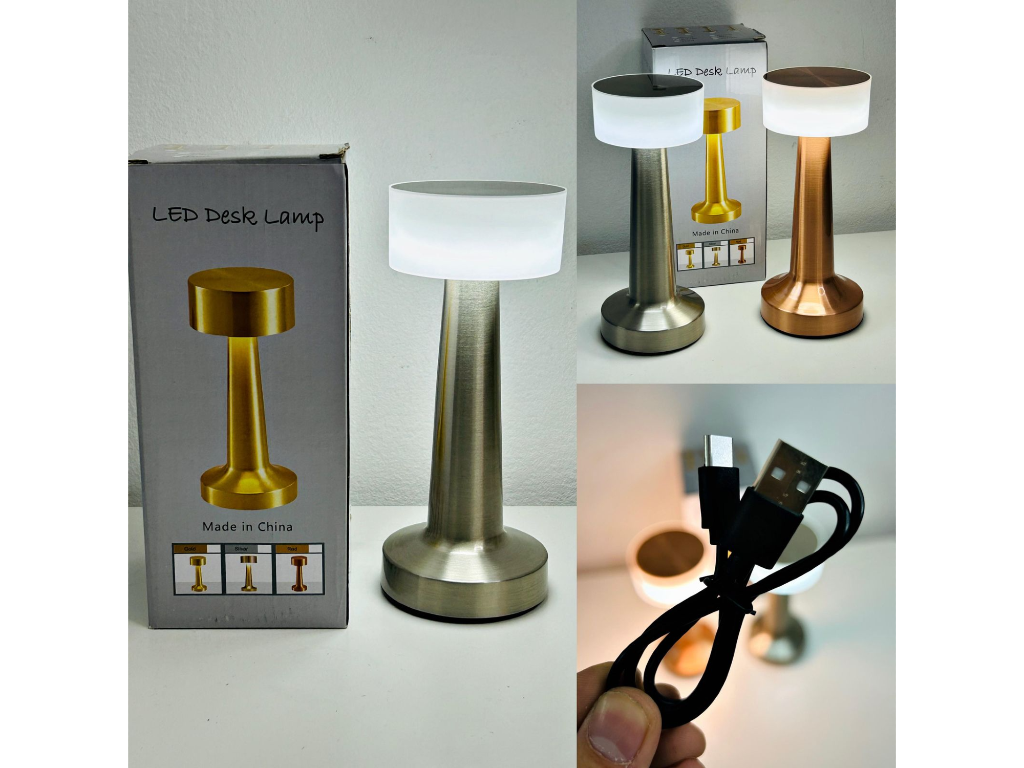 🕯 VELADOR LED MODERNO METÁLICO 🕯