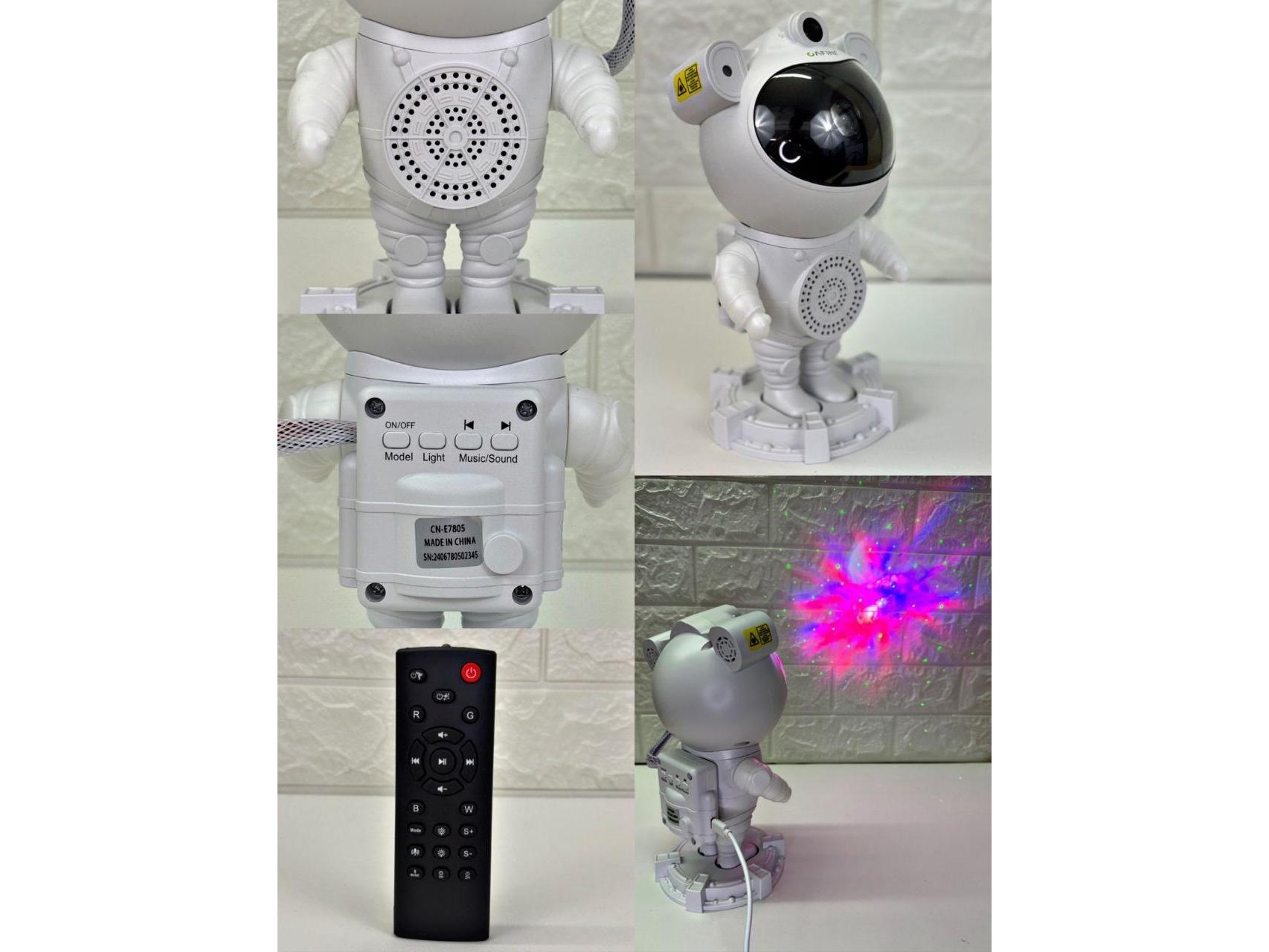 👩🚀🔥 PROYECTOR ASTRONAUTA DE GALAXIA CON PARLANTE BT 🔥🧑🚀 ESTE MODELO ES CON PARLANTE