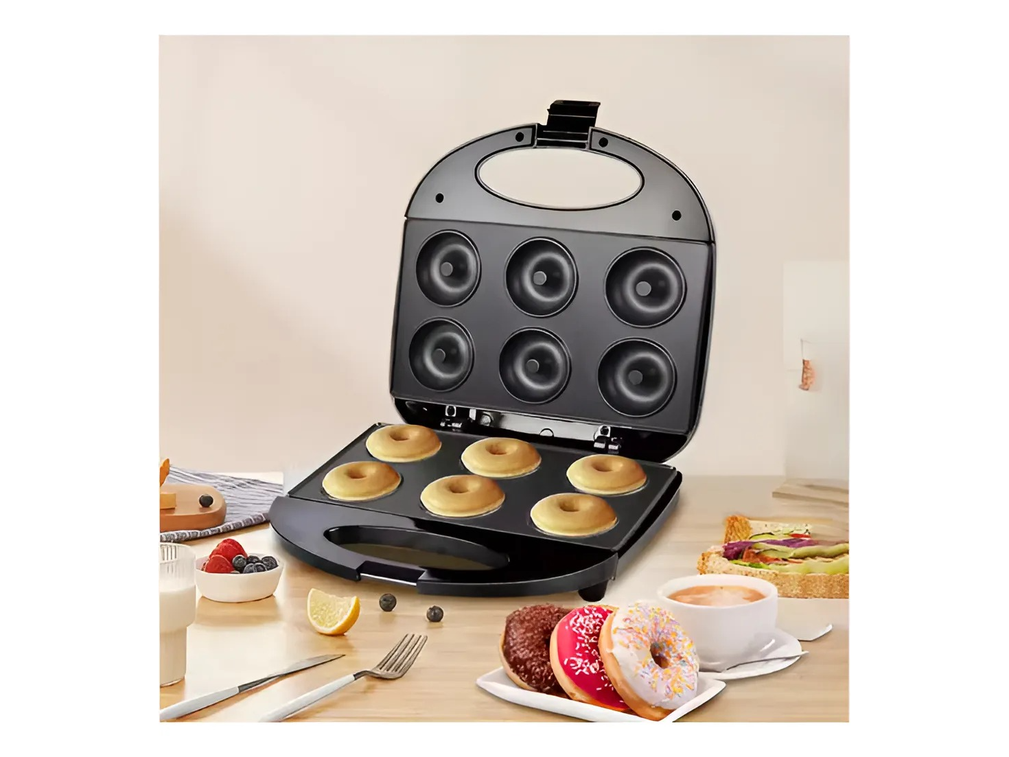 🍩🔥 MAQUINA DE DONAS LUMA BELLA DE 6 UNIDADES 🍩👼🏻