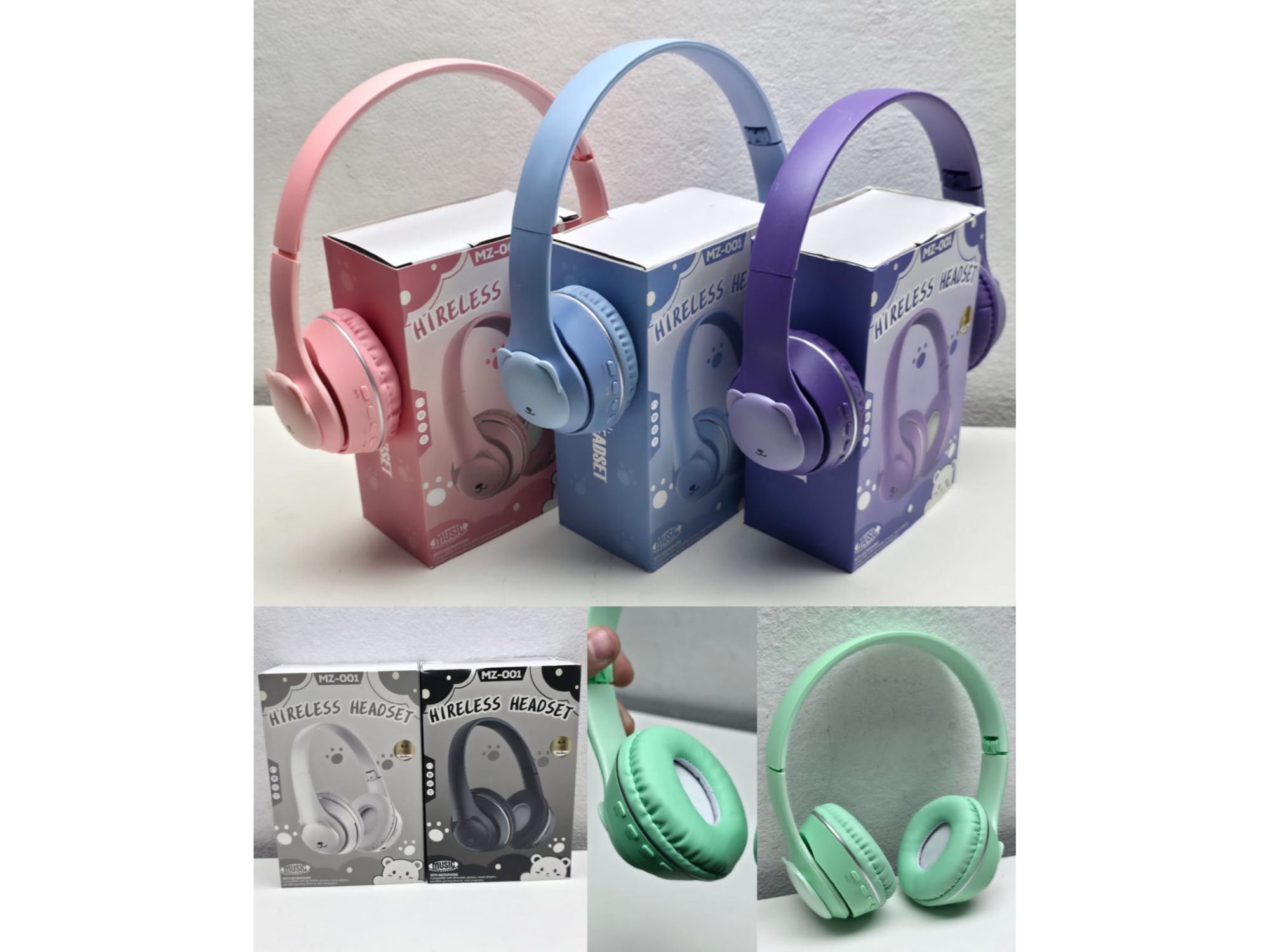 🎧 Auricular Vincha Bluetooth Osito