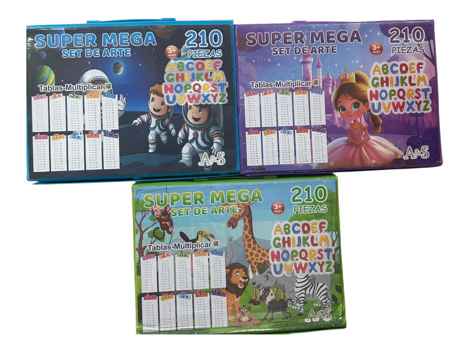 🎨 Set de arte 210 piezas con Atril 🖌