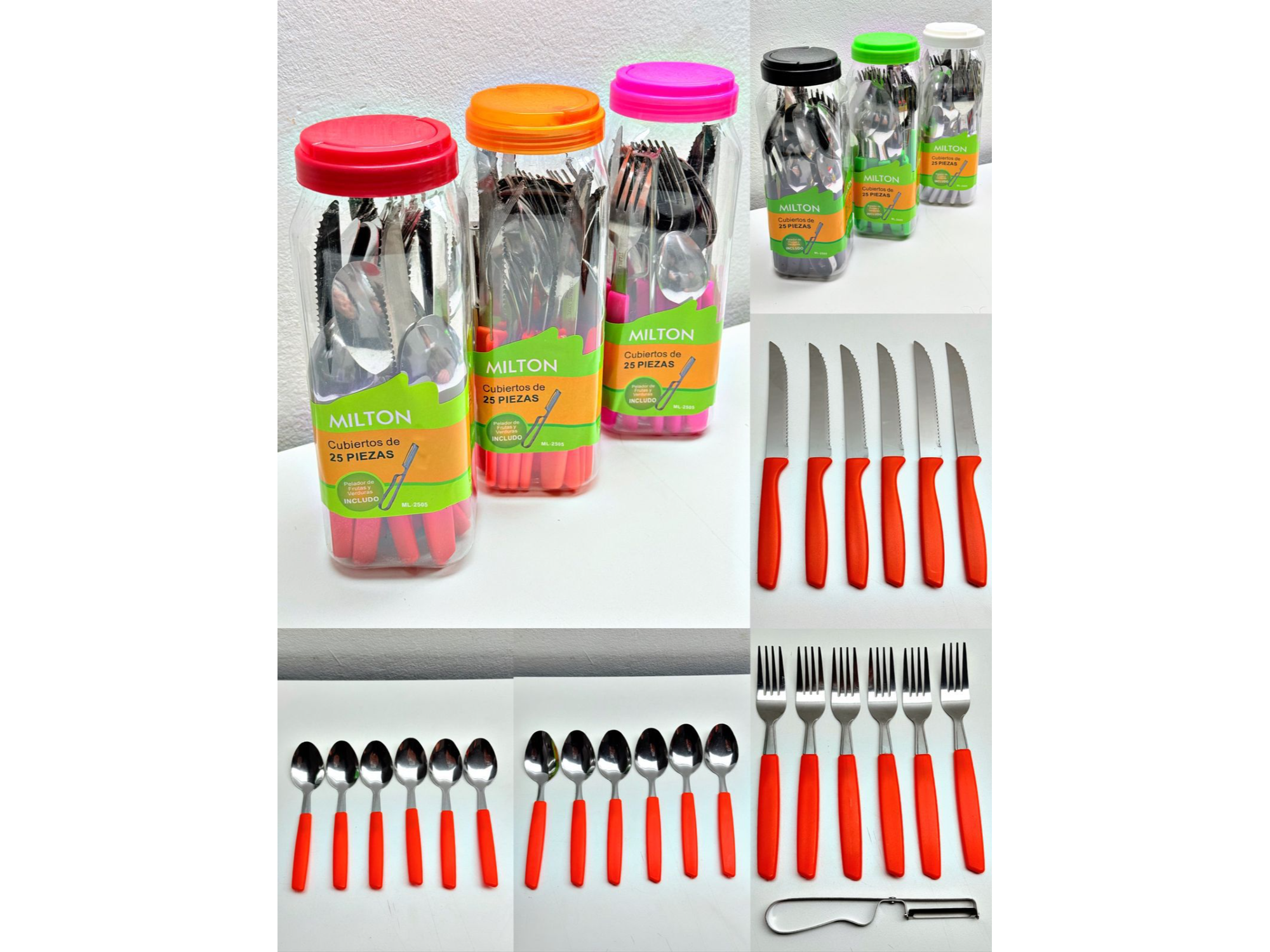 🍽 Set de Cubiertos – 24 Piezas 🥄🔪