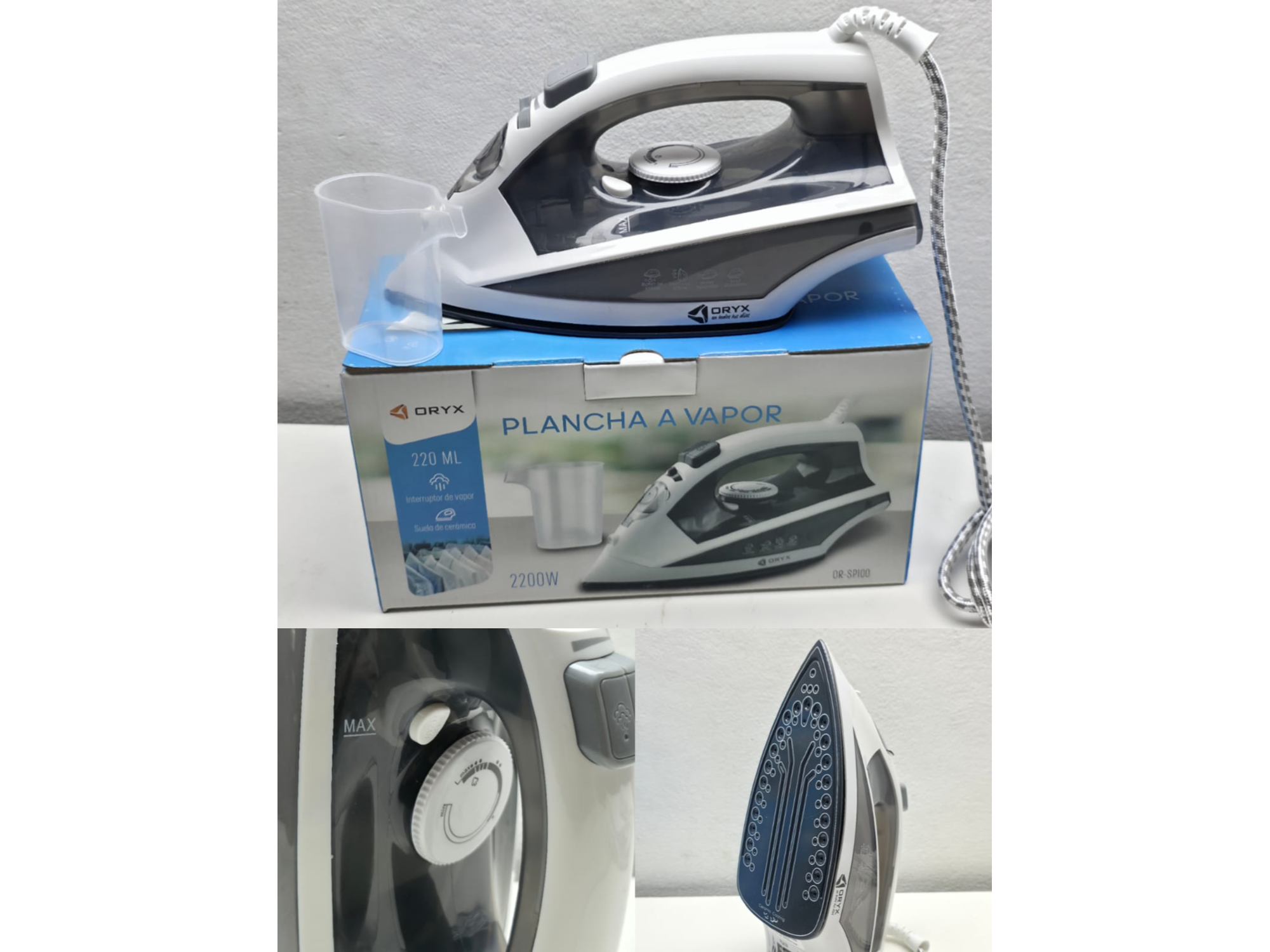 👕✨ Plancha a Vapor Oryx 2200W