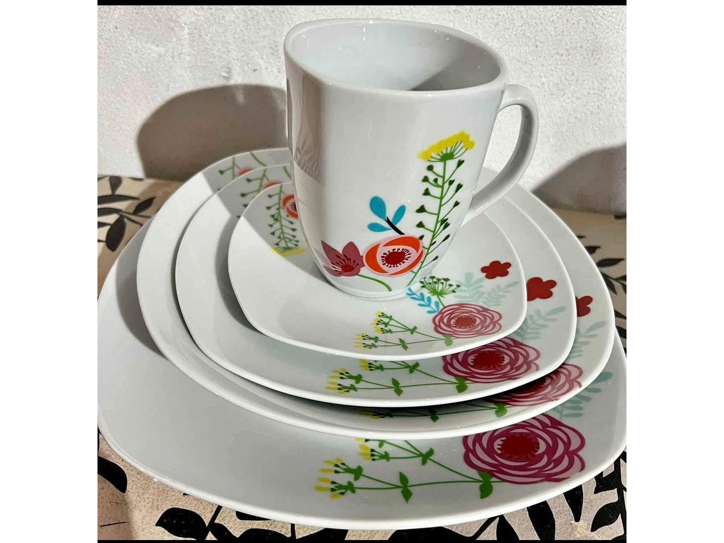 JUEGO VAJILLA DE 30 PIEZAS CON DISEÑO 🧚♀