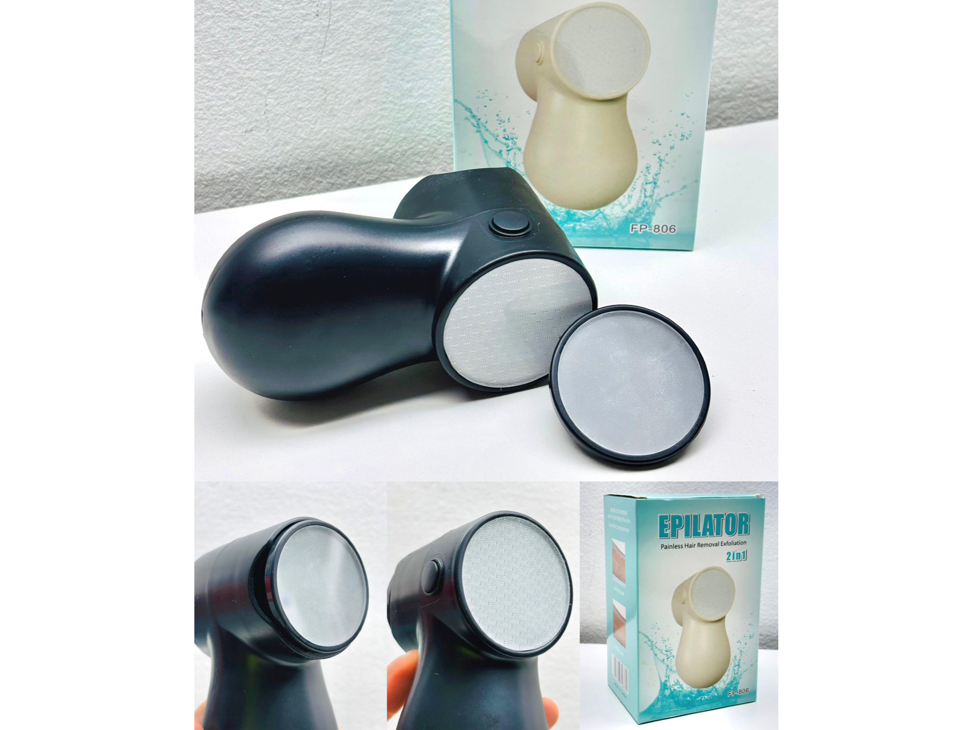 🧼 DEPILADOR & EXFOLIANTE BATERIA RECARGABLE 2 EN 1 🧼