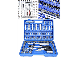 🧰SET DE LLAVES DE TUBOS Y PUNTAS EN CAJA TOP HELPER 108 PCS 1/2-1/4 CRIQUE🧰