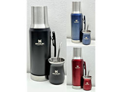 🧉🌈 COMBO TERMO MATE SYSTEM PERLADO 🔥🍶