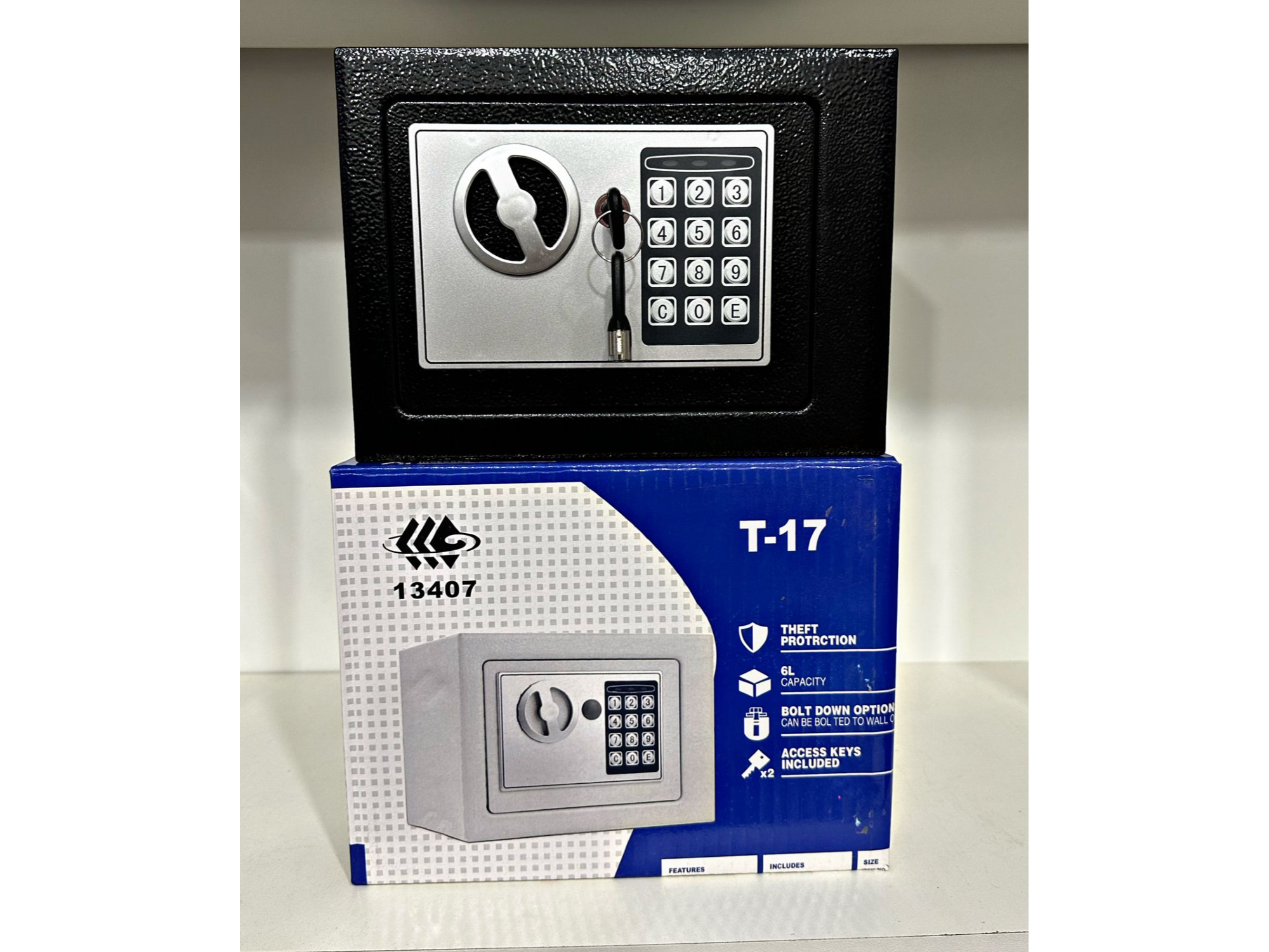 🔐💎 CAJA FUERTE SEGURIDAD ALEMANA ELECTRONICA Y CON LLAVE 💴🔐