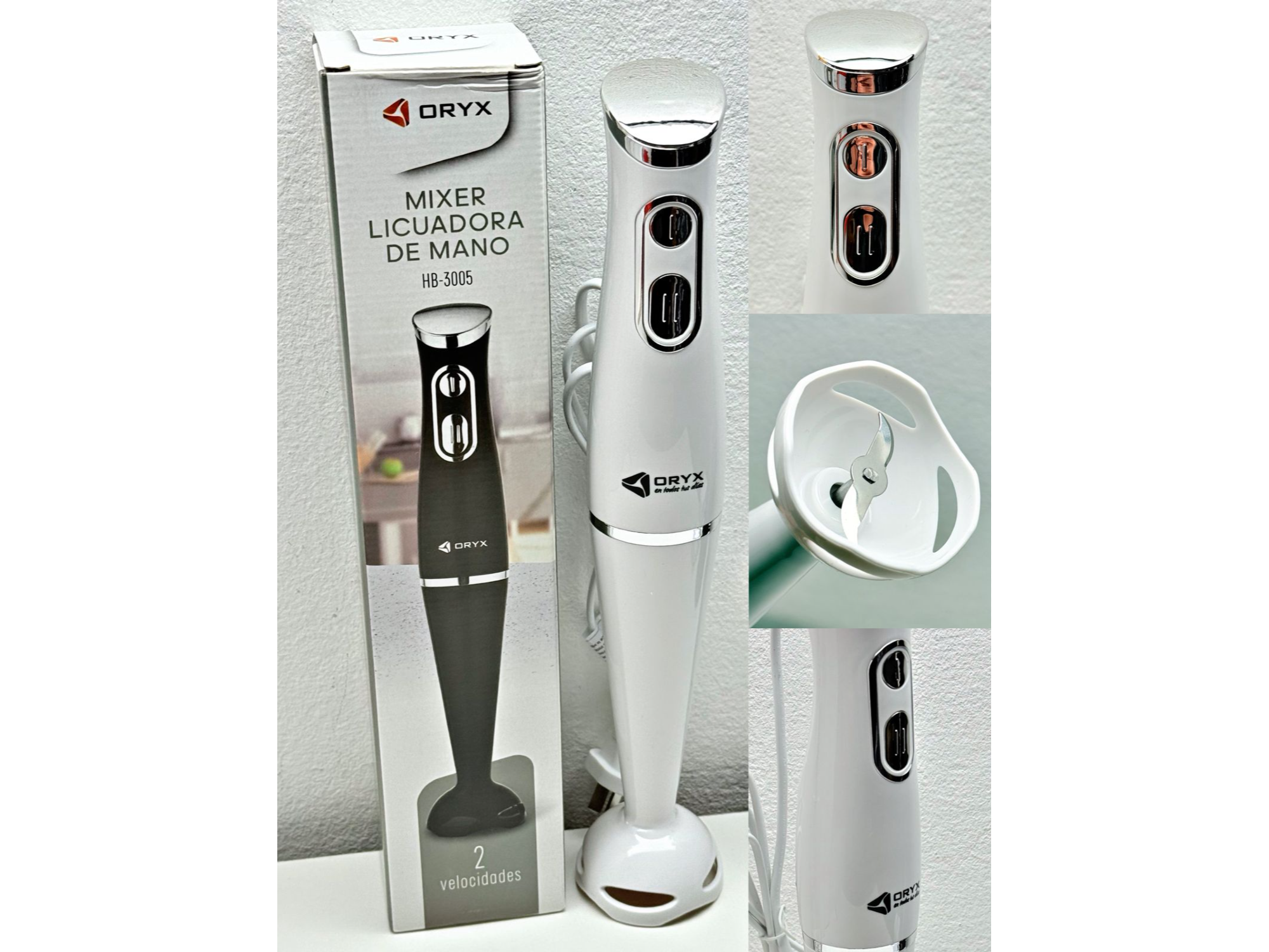 🧇🫕 Minipimer (licuadora) de Mano ORYX 🍰🥘